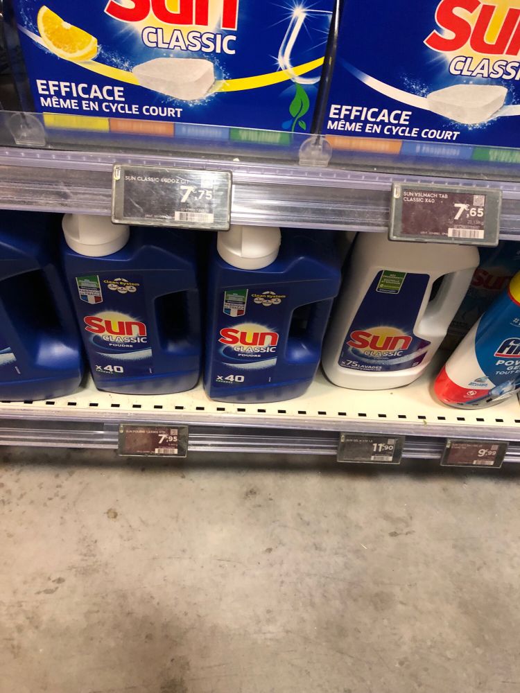 Photo de poudre pour lave-vaisselle