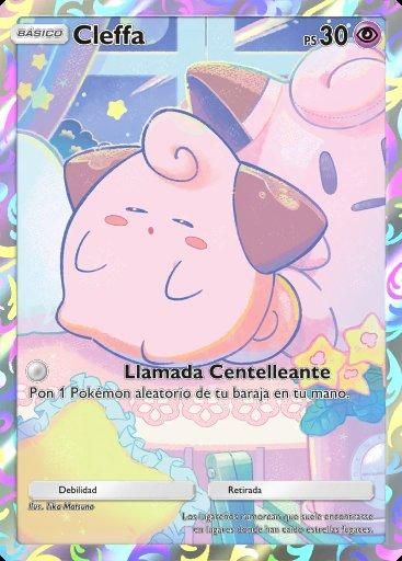 carta promo de Cleffa