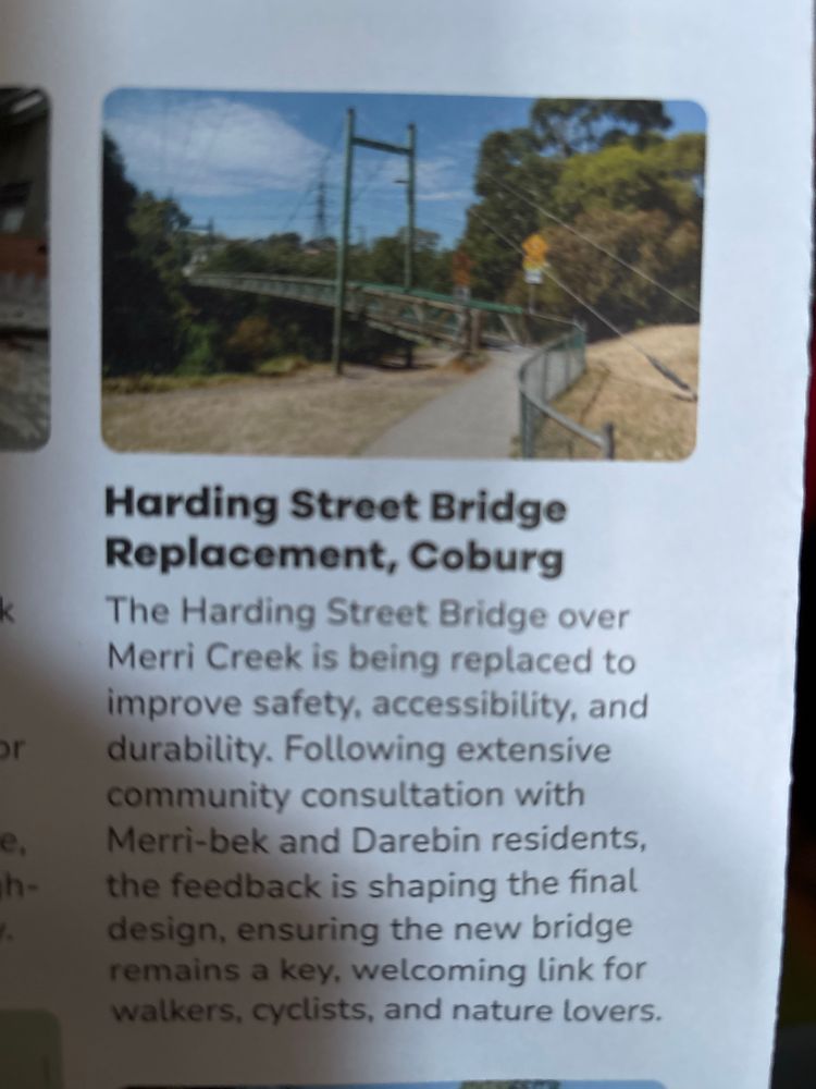 News on the replacement of a bridge in Coburg. 