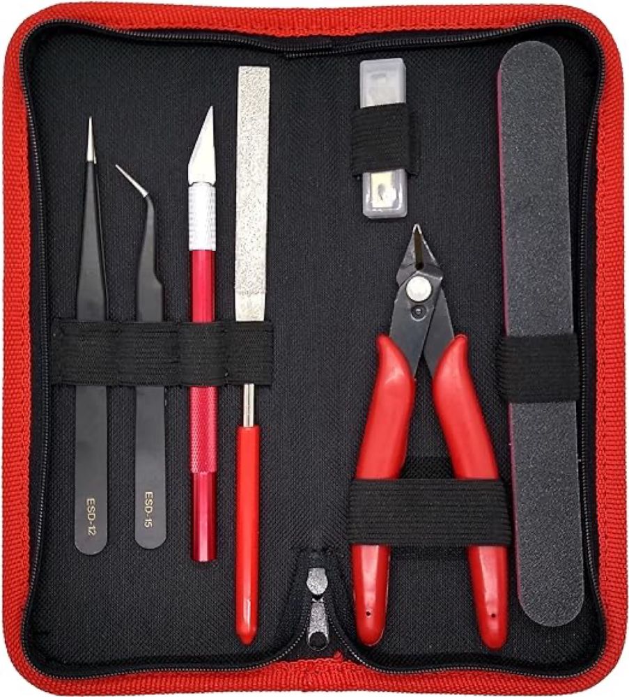 Amazon.com: Hobby Tools HobbyShop Tools Basic Model Tool Kit , Gundam Model Tool Kit - Adults Hobby Building Craft Set - Tools for Plastic Model Kits, Car Models and Miniatures, Red : Arts, Crafts & Sewing