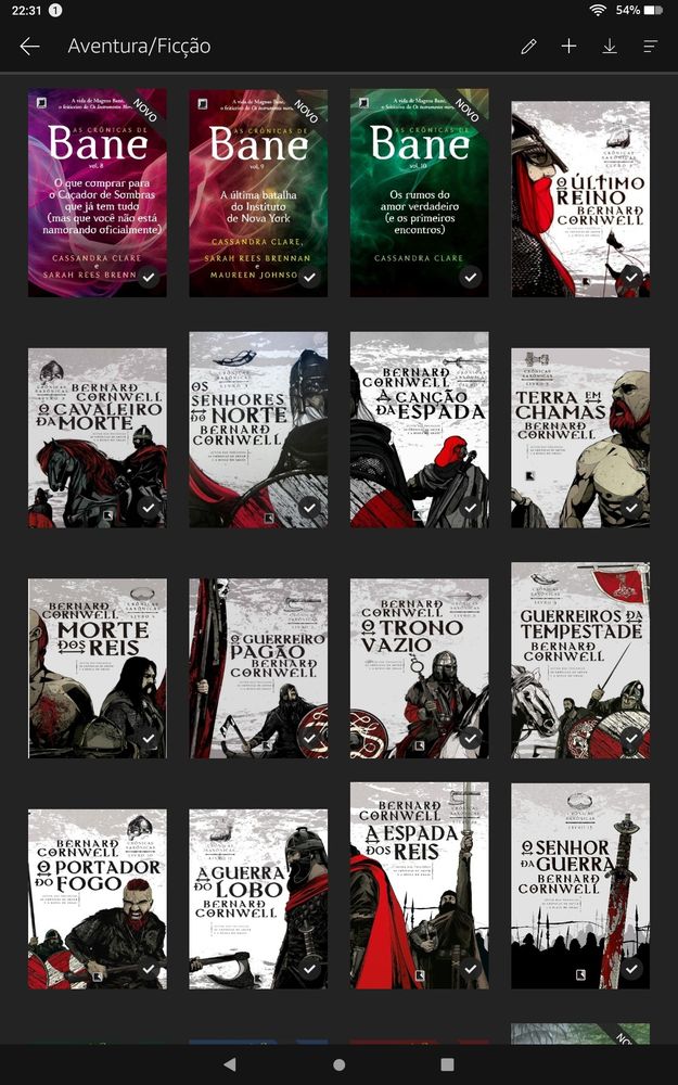 Minha estante virtual Bernard Cornwell umas das melhores visões Vikings que conheço, recomendo.