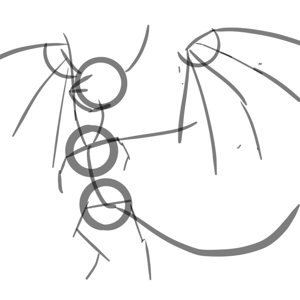 first sketch, just pose.