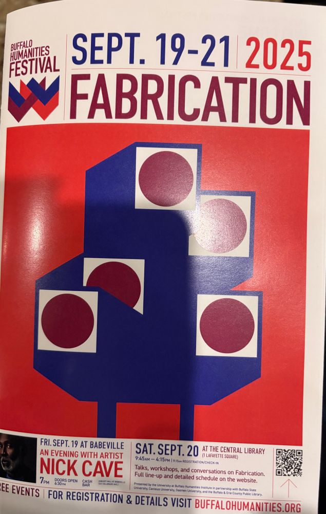 Humanities Festival program.