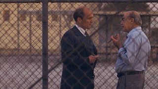 Tom Hagan meeting with Frank Pentangeli at the end of The Godfather Part II and convincing Pentangeli that his family will be taken care of if he does a certain thing 