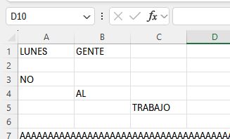 Lunes gente. No al trabajo.