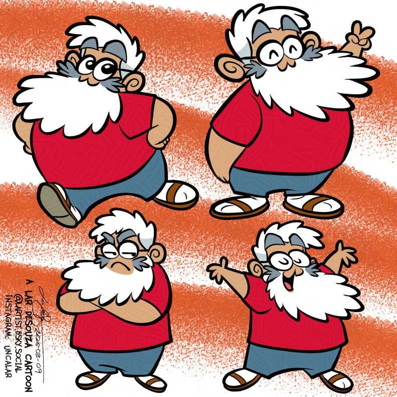 cartoony cute versions of myself