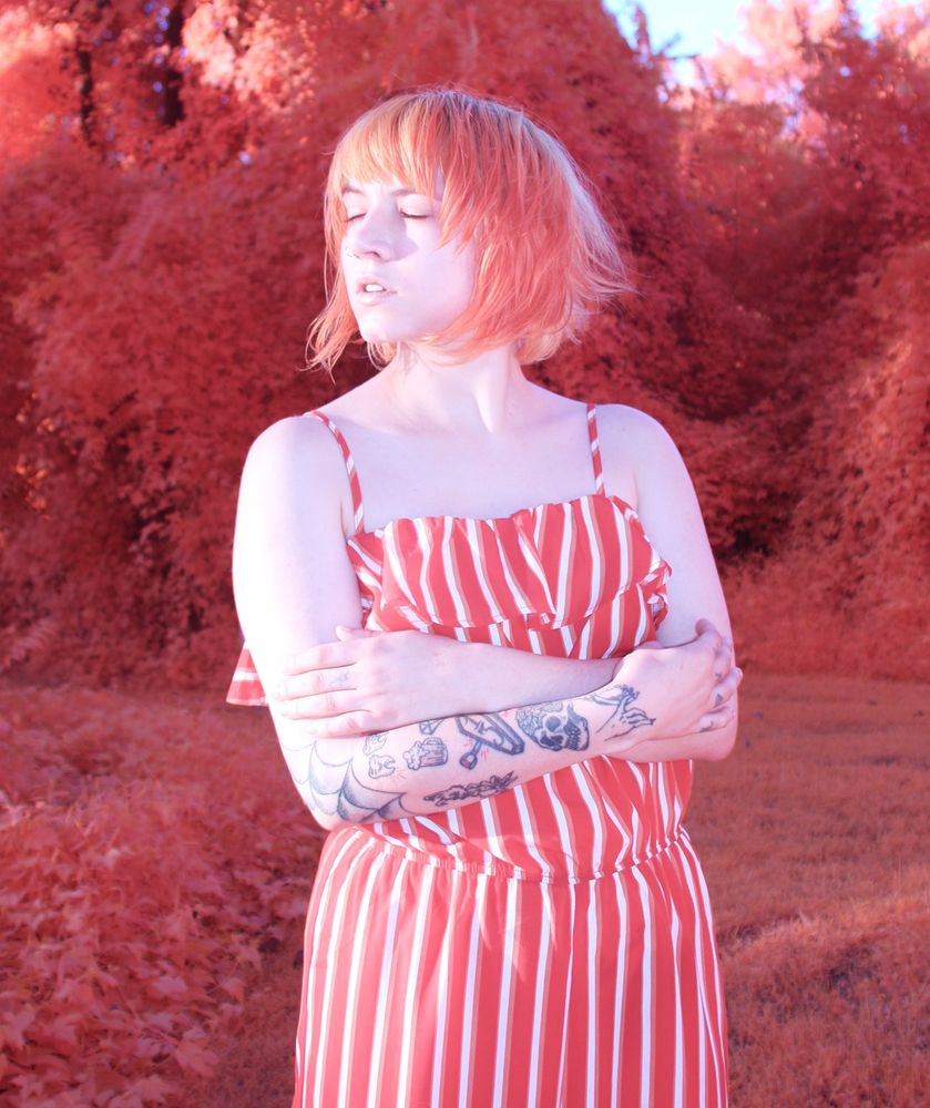 Digital color infrared portrait