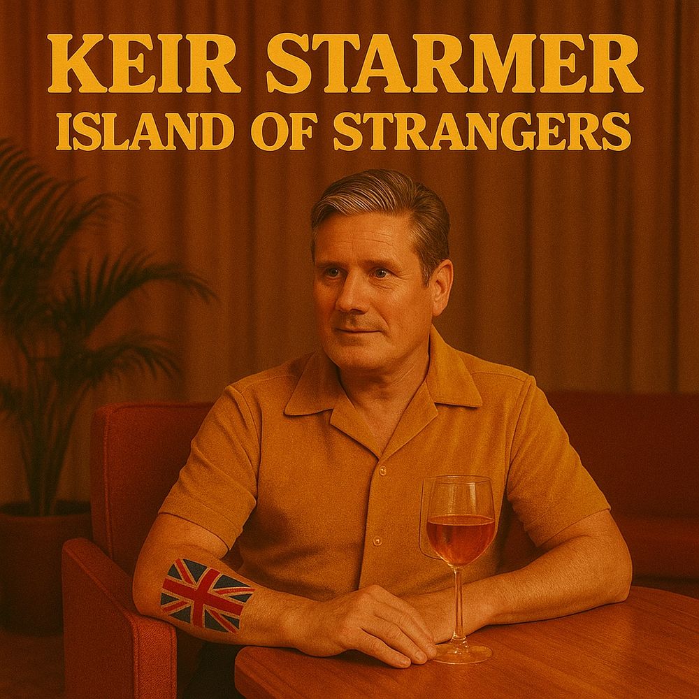 Keir Starmer Island of Strangers Lp sleeve