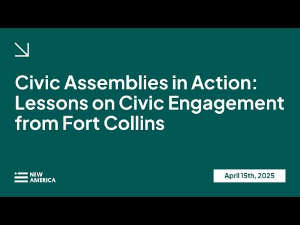 Civic Assemblies in Action: Lessons on Civic Engagement from Fort Collins