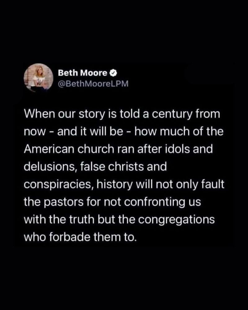 Beth Moore tweet