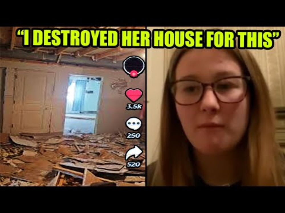 Homeless TikToker Destroyed a Free Home Gifted To Her..