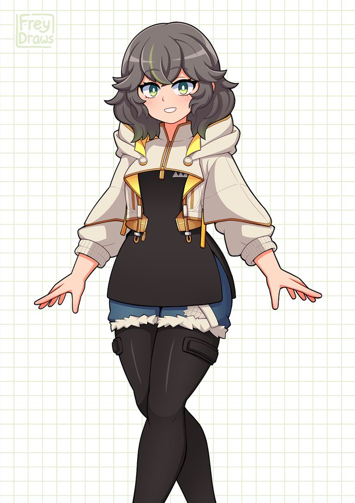 sphere from final fantasy xiv! please ignore how fucking lazy i was with the hands god