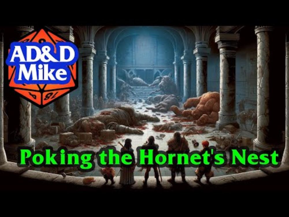 AD&D 2E: Session 56: Poking the Hornets Nest
