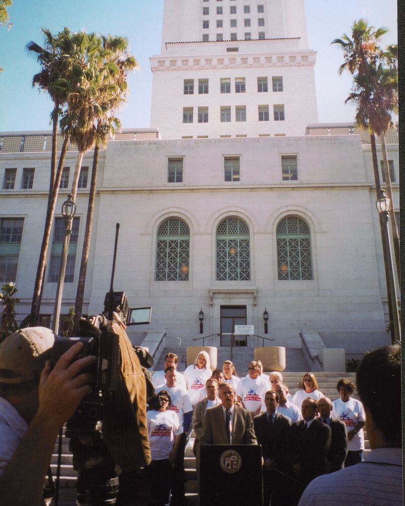 Superstore Ordinance campaign. Los Angeles Alliance for a New Economy (LAANE) collection, UCLA Library Special Collections.
