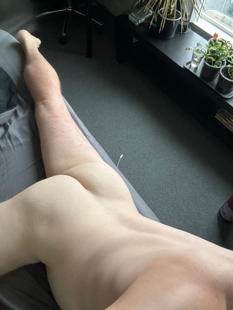 My pasty white ass