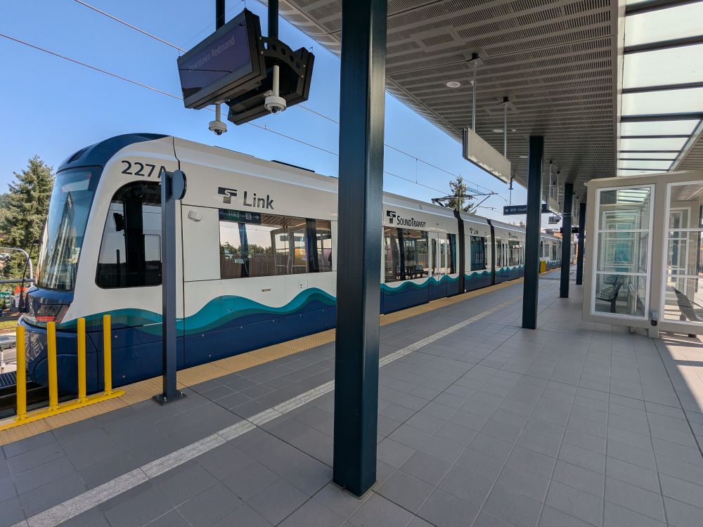 Train number 227 waiting in the station