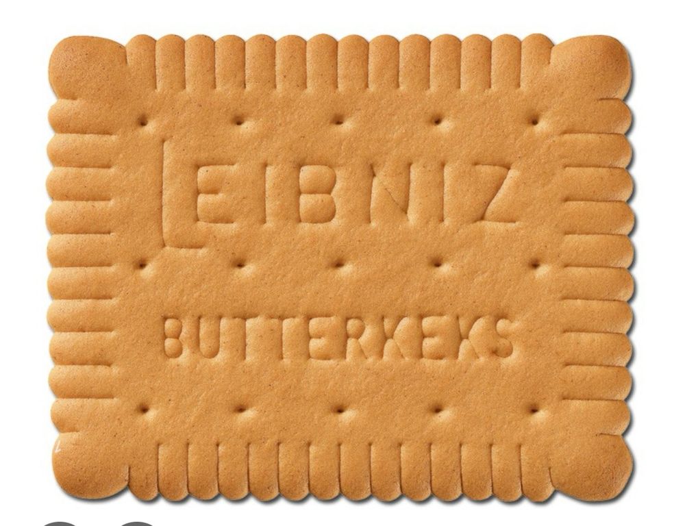 Bild von einem balsen Butterkeks. 