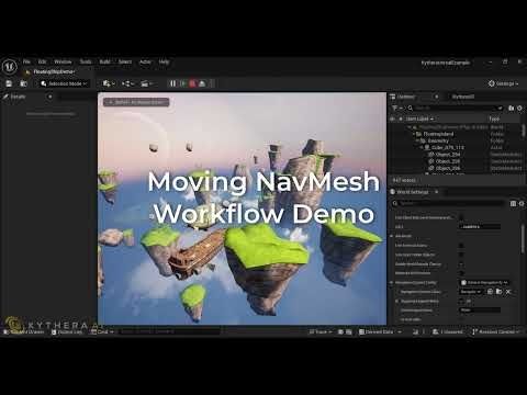 AI Moving NavMesh Workflow Demo for Unreal Engine