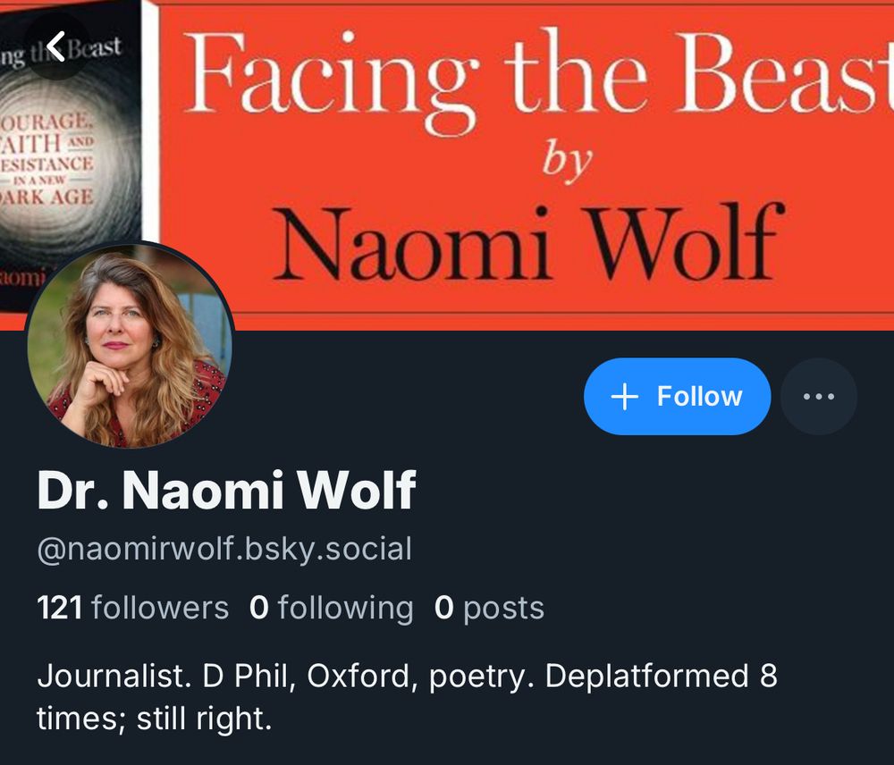 naomi wolf’s bsky profile