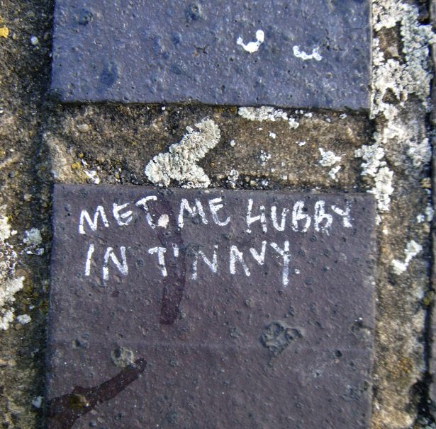 'Met me hubby in t' navy.'