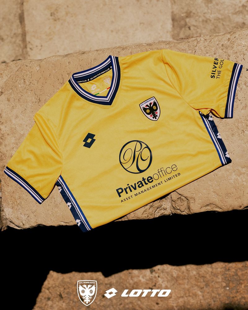 ITALIAN STYLE. 
WIMBLEDON SPIRIT.
TOGETHER AGAIN. 

Presenting the 2025/26 AFC Wimbledon x Lotto Third Shirt. 