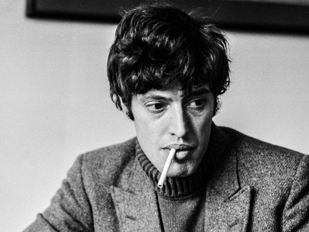 A photograph of Tom Stoppard.