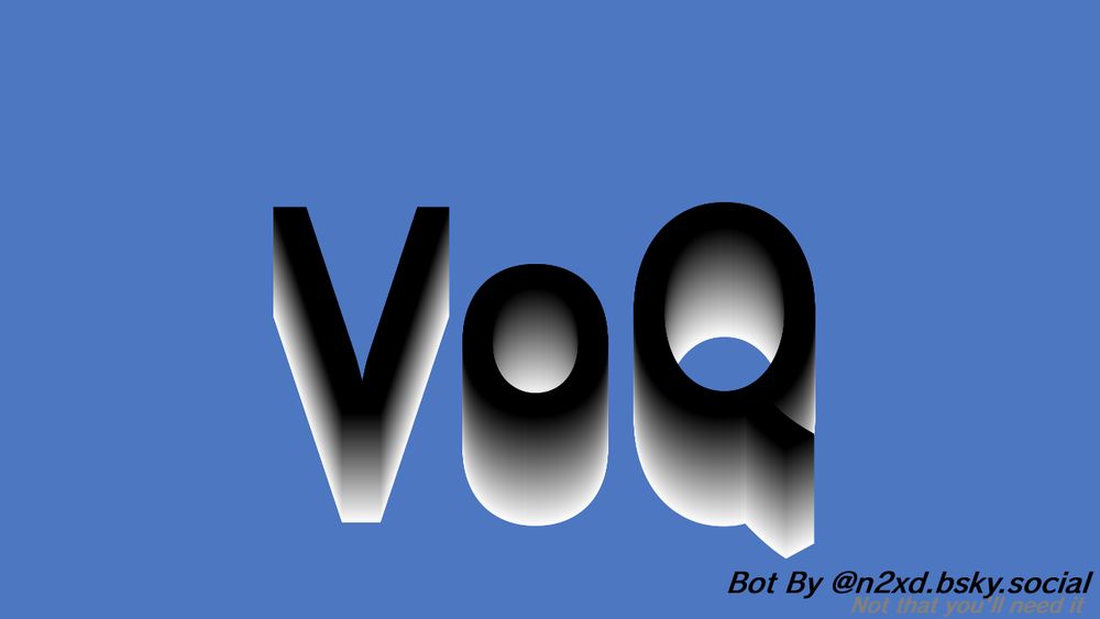Text (if you can't read): VoQ