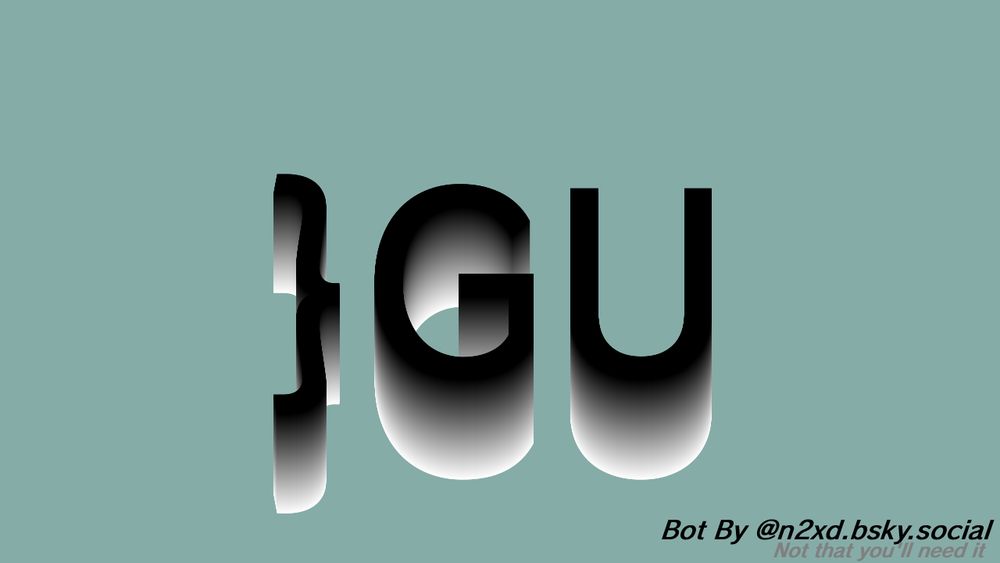 Text (if you can't read): }GU