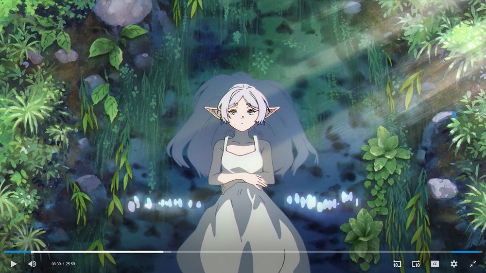 Screenshot of anime Frieren Beyond Journey's End