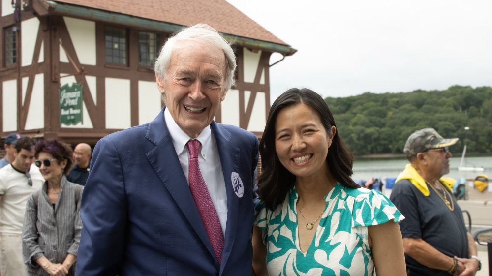 Senator Markey and Mayor Wu