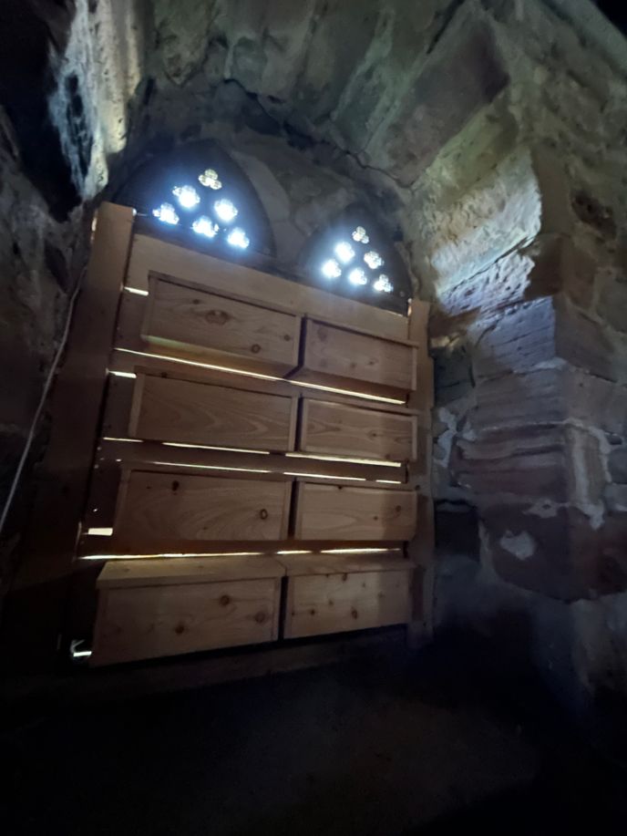 Completed swift box apartment complex. Credit to: Durham Wildlife Trust (Mary-Anne Rielly)