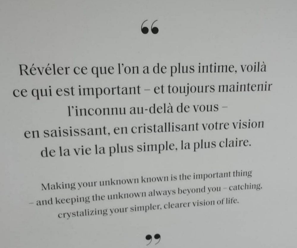 Phrase de Georgia :
Révéler ce que l'on a de plus intime, voilà ce qui est important.....