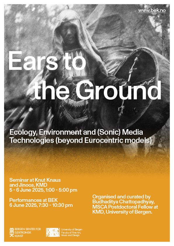 Poster of the Ears to the Ground seminar and performances