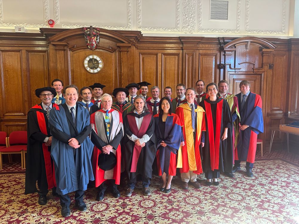 Chemistry staff at the 2025 graduation ceremony