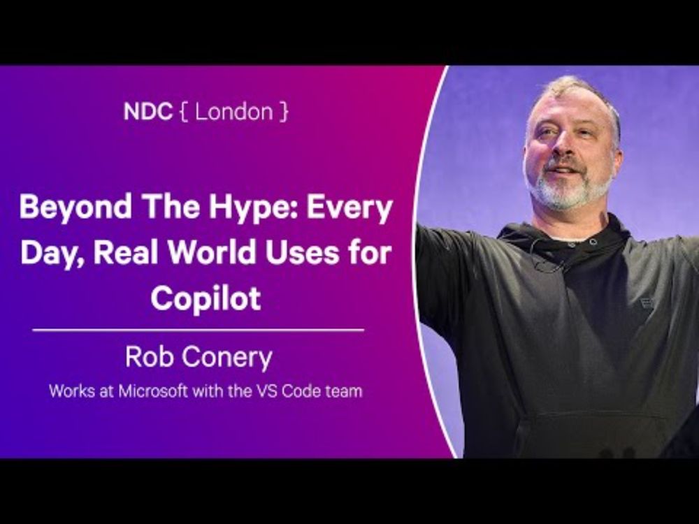 Beyond The Hype: Every Day, Real World Uses for Copilot - Rob Conery - NDC London 2025