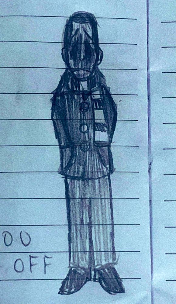 Henry in his winter coat