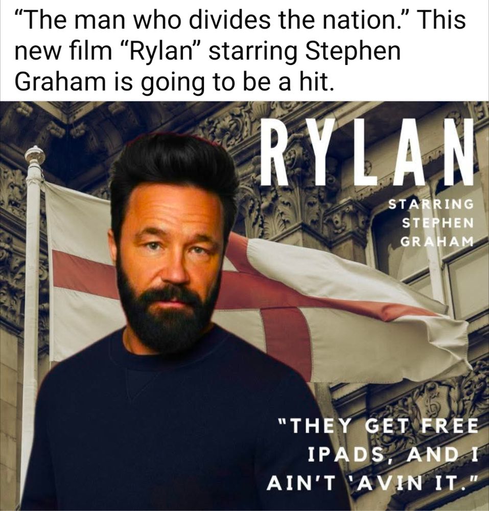 “The man who divides the nation.” This new film “Rylan” starring Stephen Graham is going to be a hit. 
