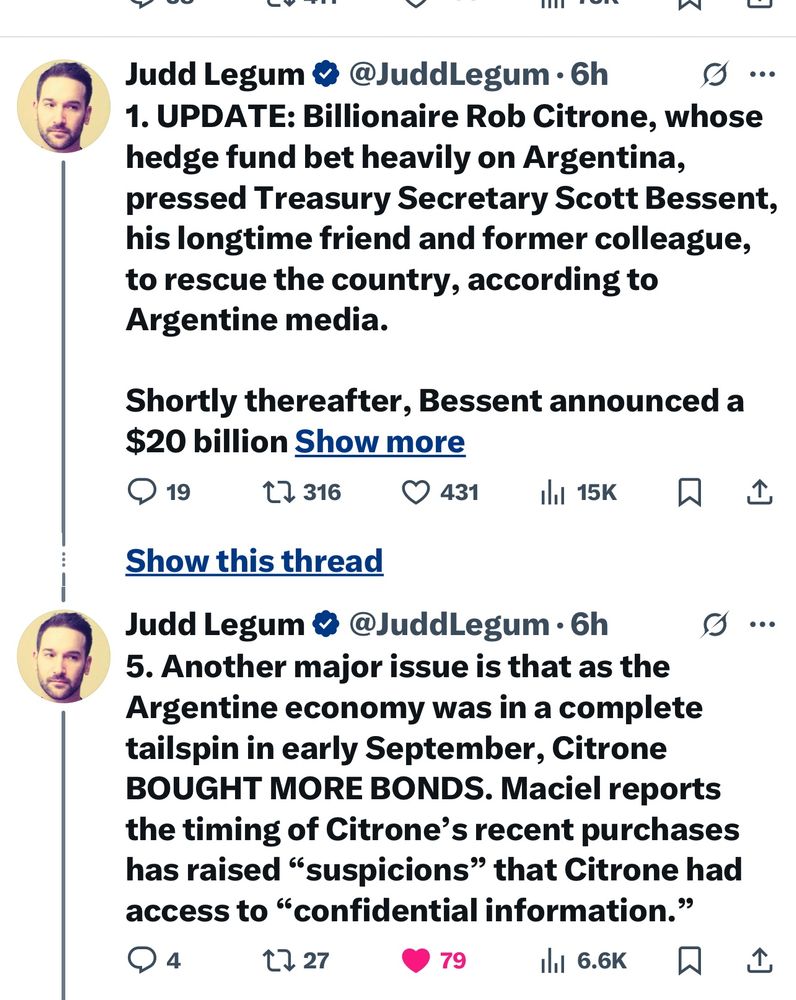 Indictment of American oligarchs intervening to save Argentinian Oligarch.