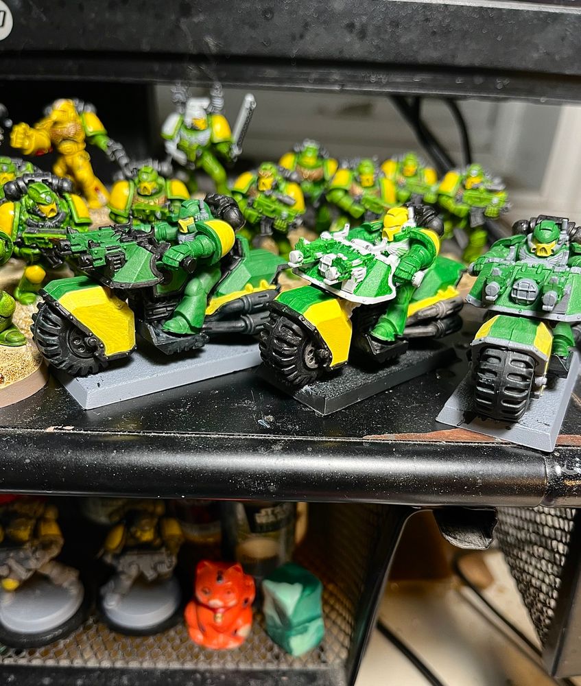 Space marines bikes base coat 