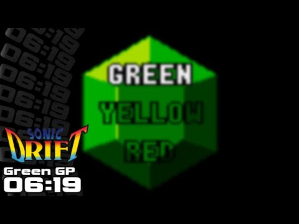 Sonic Drift Green GP in 6:19.29