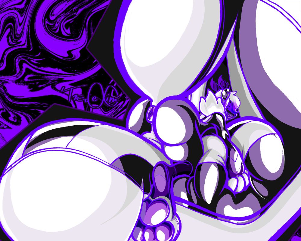 skunkdexim showing off his big shiny butt while on his huge tail