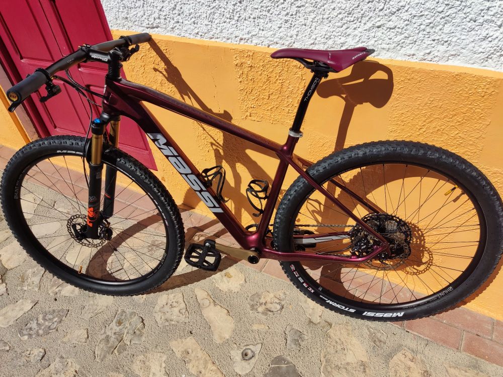 Hardtail mountain bike after a clean 