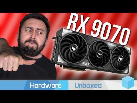 AMD Misses With Radeon RX 9070, Benchmarks vs. RTX 5070