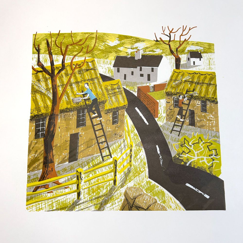 Second colour proof of my Thatchers screen print.