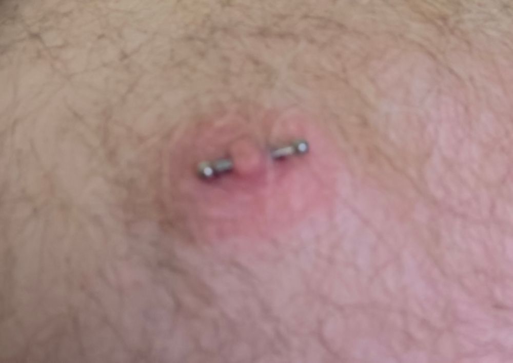 Nipple piercing 