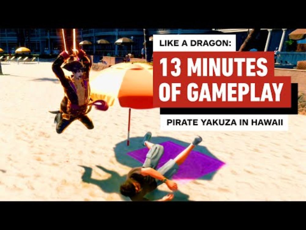 Like a Dragon: Pirate Yakuza in Hawaii | The First 13 Minutes of Gameplay