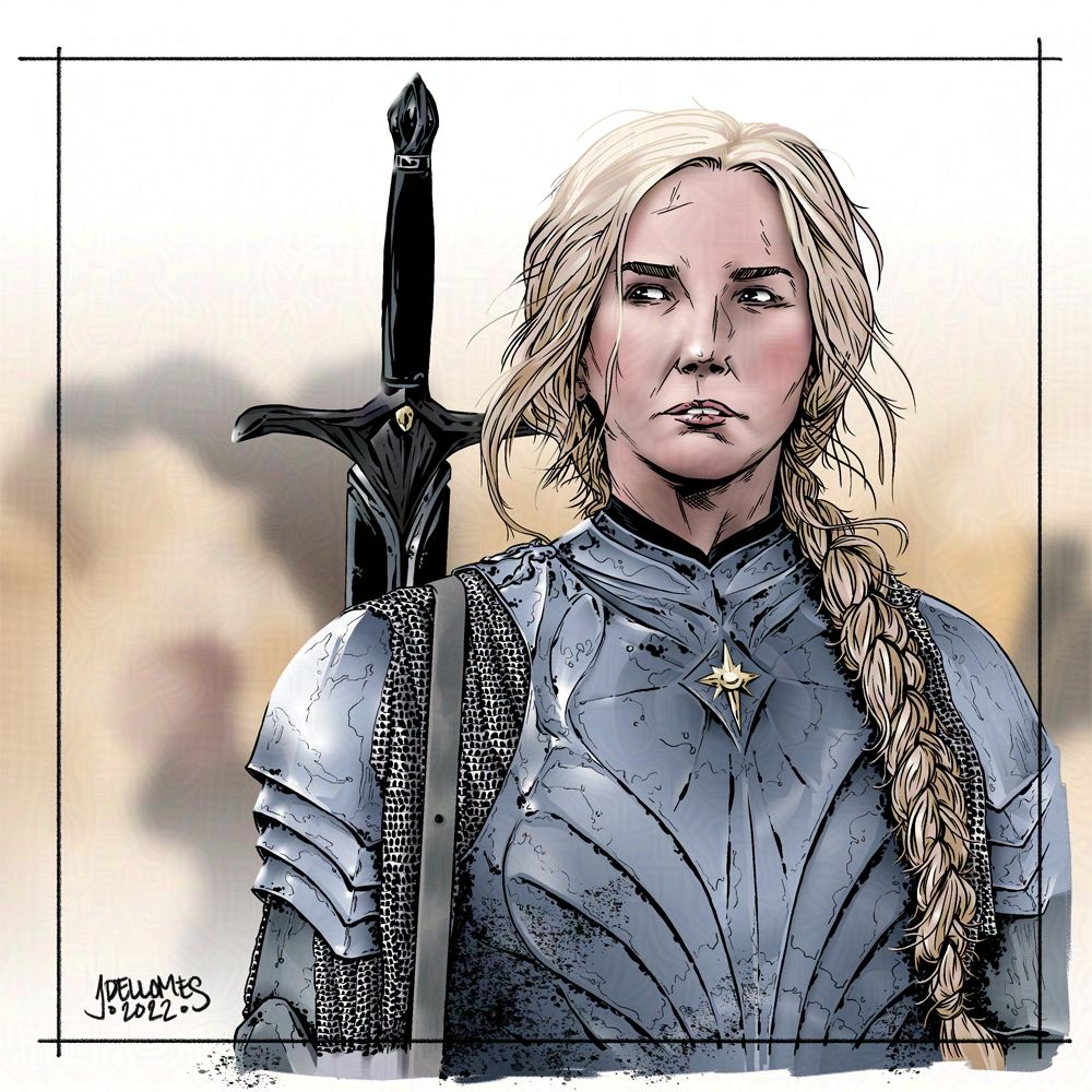 Fanart I did of Galadriel from Rings of Power.