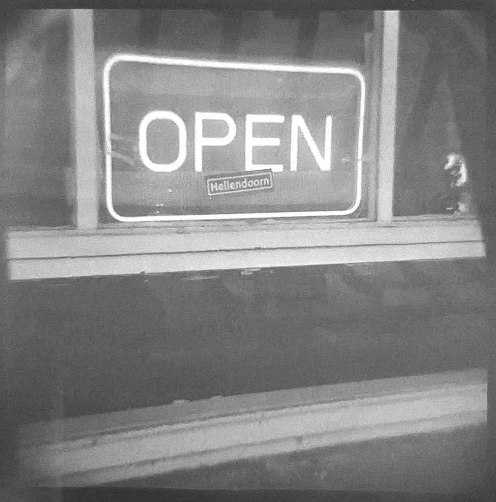 Open sign