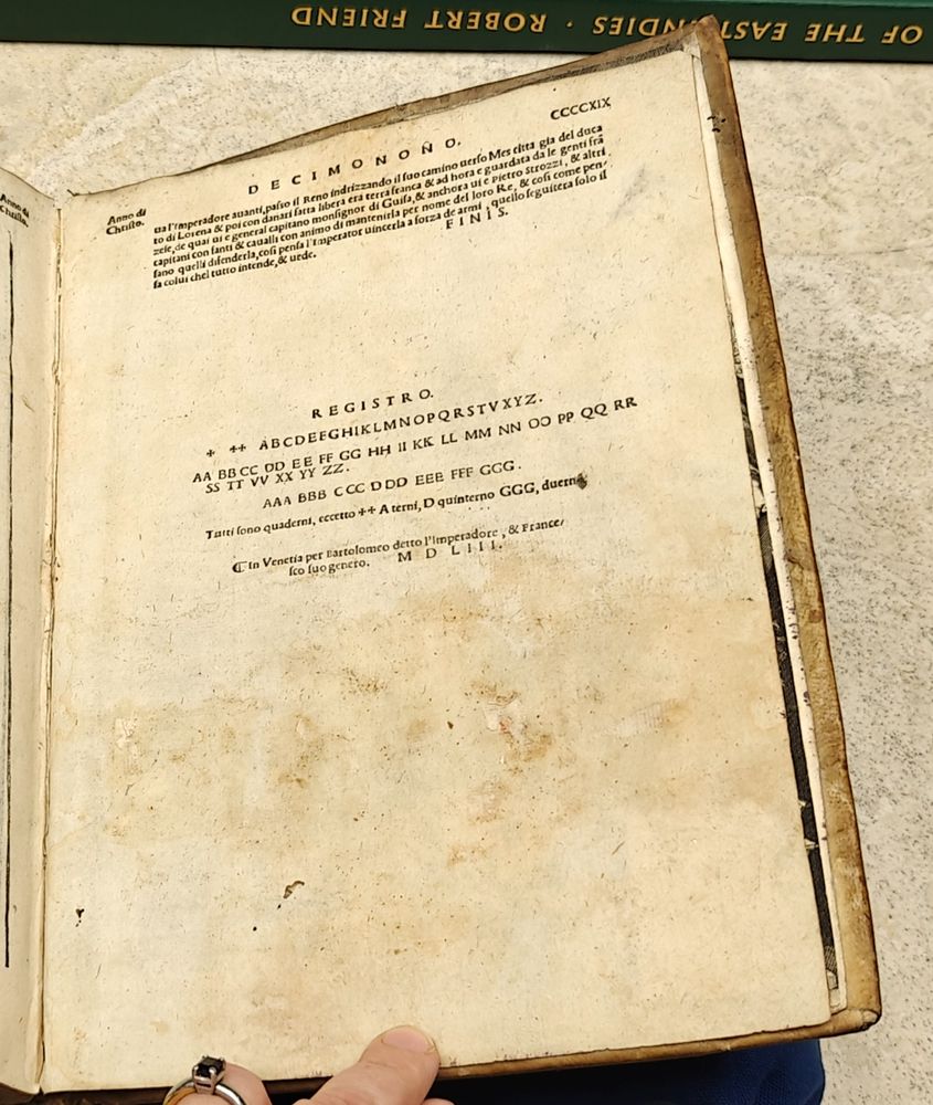 Colophon with the real date, 1553.