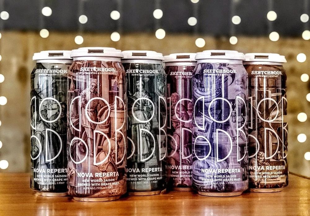 Nova Reperta beer cans. 